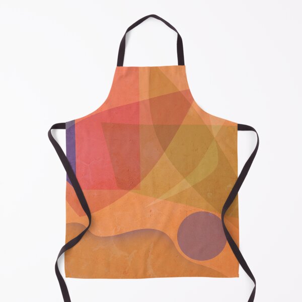 Item preview, Abstract geometrical pattern in orange designed and sold by korasi.