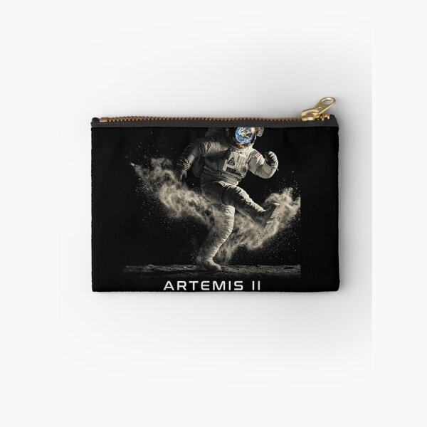 Item preview, Dynamic Action Astronaut Running On Moon Surface Artemis II 2026 Space Mission designed and sold by LizzyKeiko.