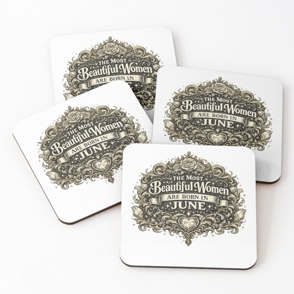 Item preview, The Most Beautiful Women Are Born In June – Vintage Elegant Birthday Design – June Birthday Gift for Women designed and sold by Szapeee.