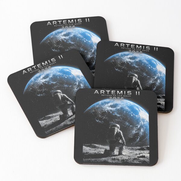 Item preview, Astronaut Kneeling On Moon Surface Looking At Big Earth Artemis II Mission designed and sold by LizzyKeiko.
