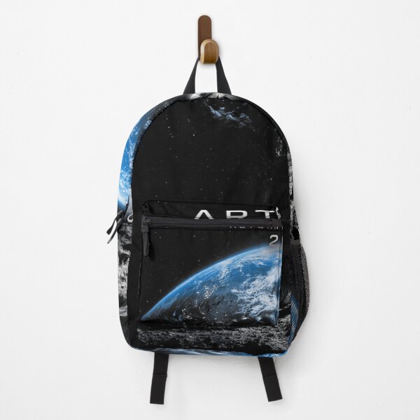 Item preview, Astronaut Kneeling On Moon Surface Looking At Big Earth Artemis II Mission designed and sold by LizzyKeiko.