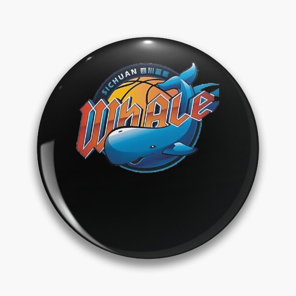 Item preview, Sichuan Blue Whales CBA Chinese Basketball Whale Logo  designed and sold by iphone7878.