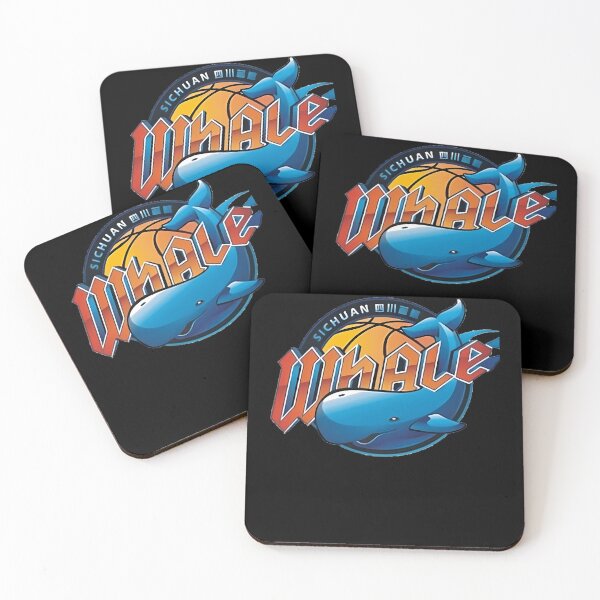 Item preview, Sichuan Blue Whales CBA Chinese Basketball Whale Logo  designed and sold by iphone7878.
