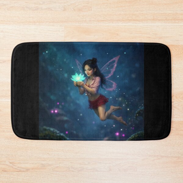 Item preview, Forest Fairy with Glowing Lotus designed and sold by Crystal Furciniti.