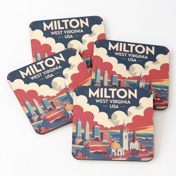 Item preview, Milton West Virginia 1950s USA Vintage Travel Tourism designed and sold by TravelersGems.