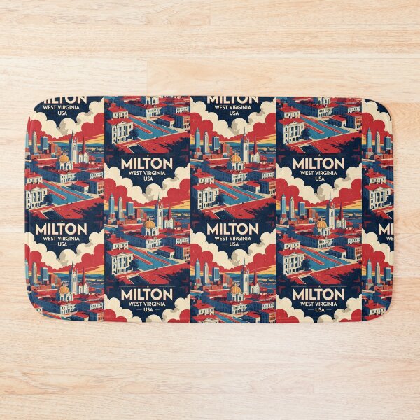 Item preview, Milton West Virginia 1950s USA Vintage Travel Tourism designed and sold by TravelersGems.