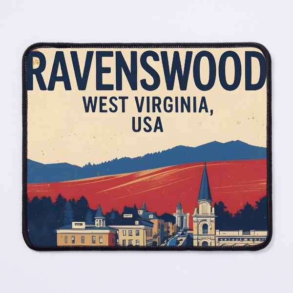 Item preview, Ravenswood West Virginia 1950s USA Vintage Travel Tourism designed and sold by TravelersGems.