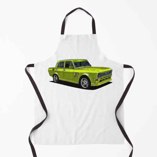 Item preview, Exclusive drawing modified Soviet Republic sport car green AZLK-2140 SL 1500 Moskvich Sedan with 4 cylinder turbo engine designed and sold by Cars23.