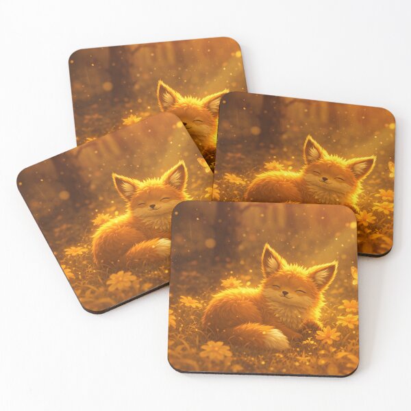 Item preview, Sleeping Fox in Golden Light designed and sold by solvieraa.
