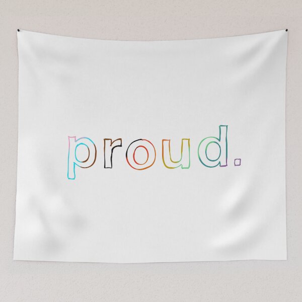 Item preview, Proud (outline design) designed and sold by ellealsopaints.