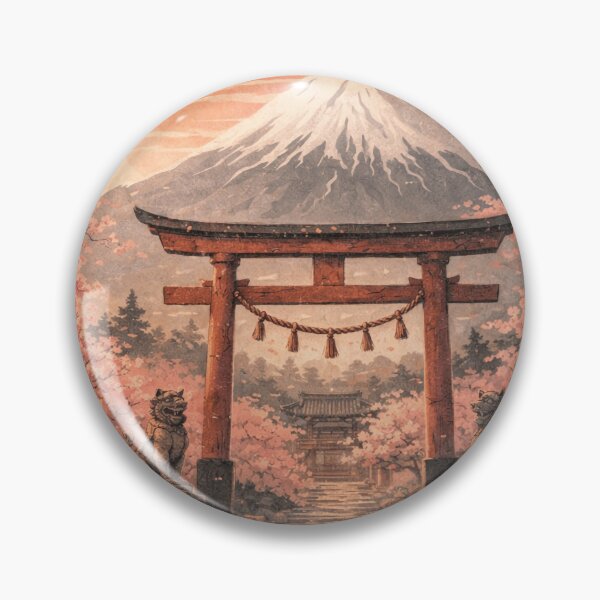 Item preview, Cherry Blossom Temple Path designed and sold by veralique.