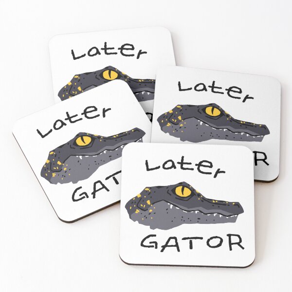 Item preview, Later Gator Funny Alligator Pun Doodle designed and sold by MOTAS FASHION .