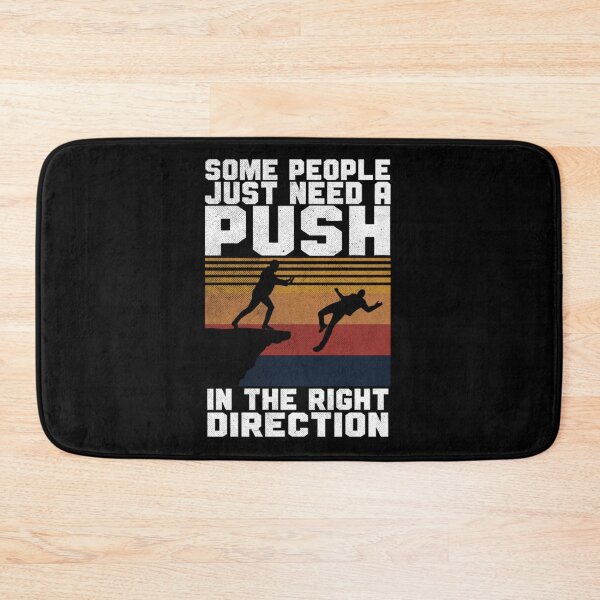 Item preview, Retro Motivational Push - Sarcastic Vintage Sunset Art designed and sold by Ali-printshop.
