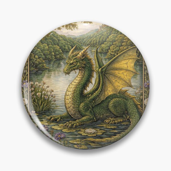 Item preview, Romantic vintage dragon kingdom designed and sold by hollycooper.