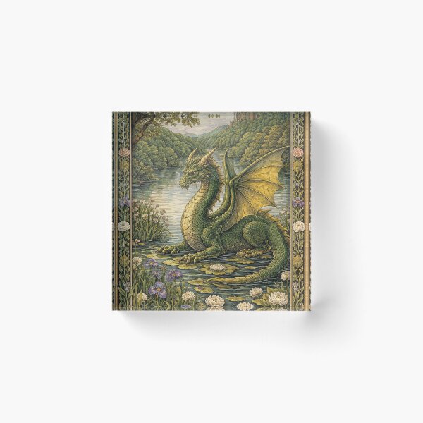 Item preview, Romantic vintage dragon kingdom designed and sold by hollycooper.