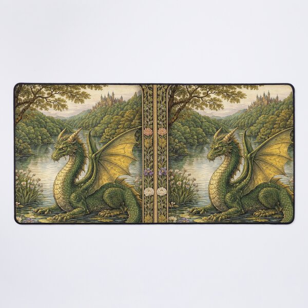 Item preview, Romantic vintage dragon kingdom designed and sold by hollycooper.