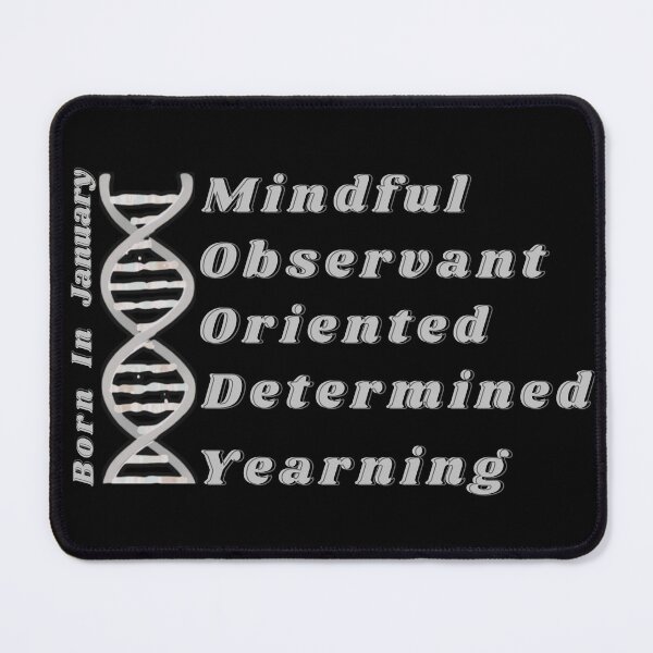 Item preview, Monthly Personality DNA Acronym Series. January Personality Mindset. designed and sold by Creative-Sanc.