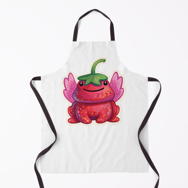 Item preview, Cute Strawberry Frog Cottagecore Kawaii Animal designed and sold by FaliushART.