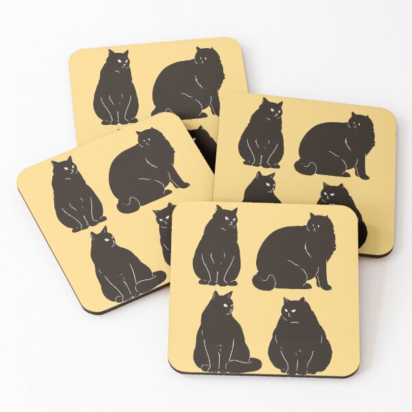 Item preview, Fat Black Cats  designed and sold by xiao xuans.