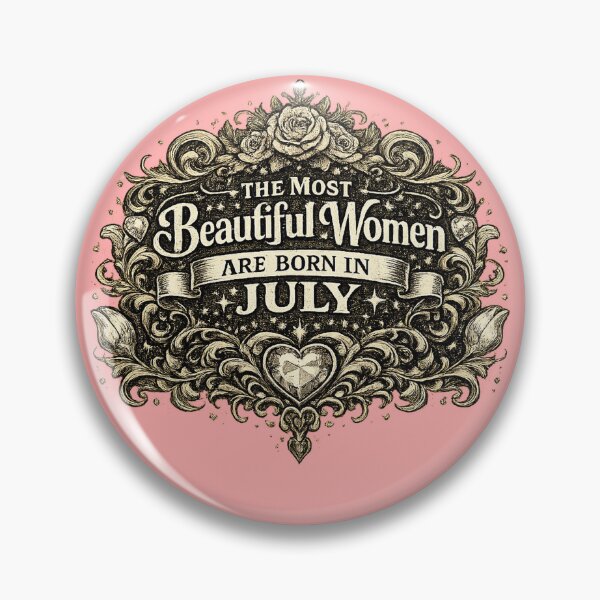 Item preview, The Most Beautiful Women Are Born In July – Vintage Elegant Birthday Design – July Birthday Gift for Women designed and sold by Szapeee.