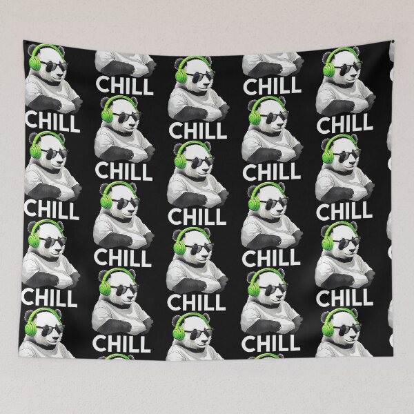 Item preview, Cool Relaxed Music Vibes Panda Animal Style designed and sold by Taans-Creation.