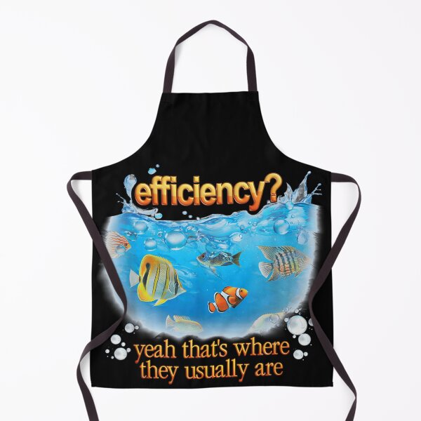 Item preview, Funny Efficiency Fish Tank Aquarium Humor Sarcastic Office Work Pun Gift designed and sold by Serene woods.