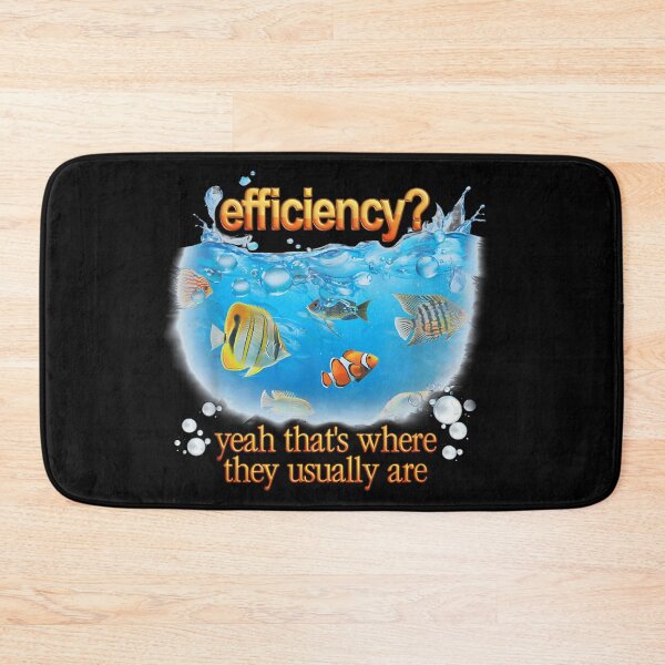 Item preview, Funny Efficiency Fish Tank Aquarium Humor Sarcastic Office Work Pun Gift designed and sold by Serene woods.