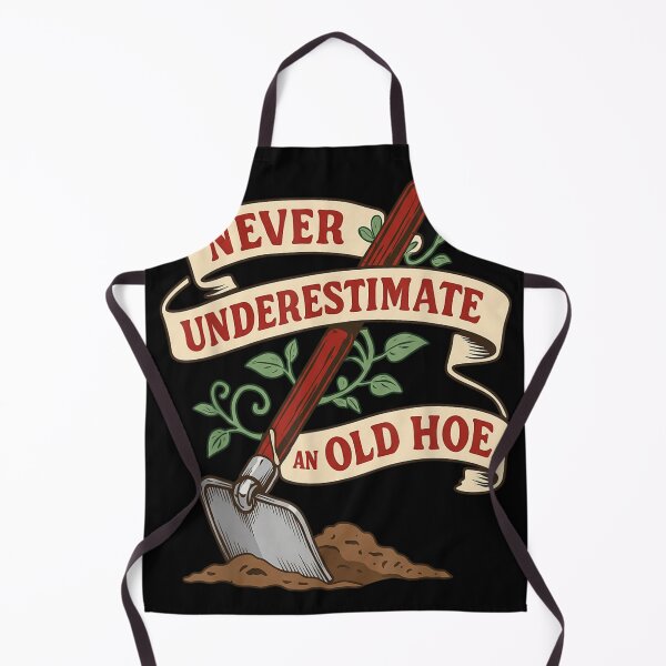 Item preview, Funny Gardening Quote Never Underestimate An Old Hoe Vintage Garden Tool designed and sold by Serene woods.