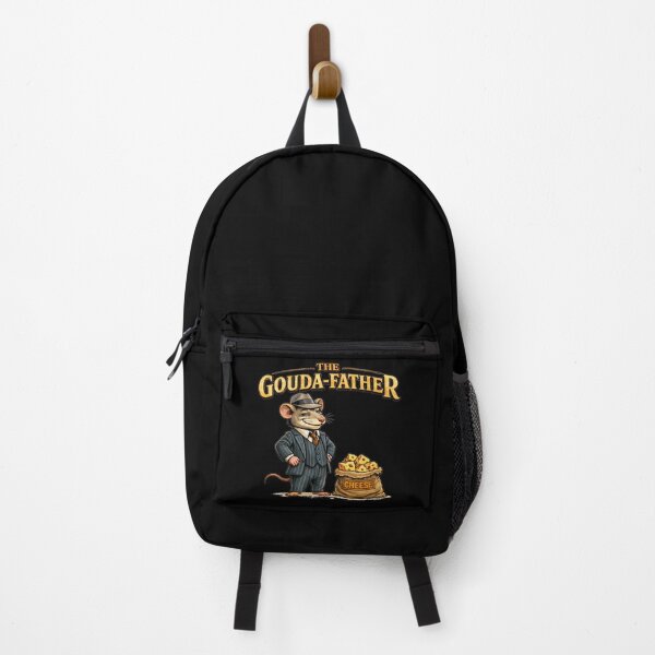 Item preview, The Gouda-Father - Funny Cheese Mafia Rat designed and sold by LOL-N-LIFESTYLE.