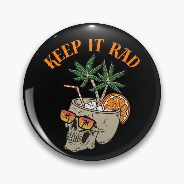 Item preview, Keep It Rad Gifts for retro lovers, 80s fans, skaters, surfers, teens, and anyone who lives by good vibes and bold style  designed and sold by ToyStorm.