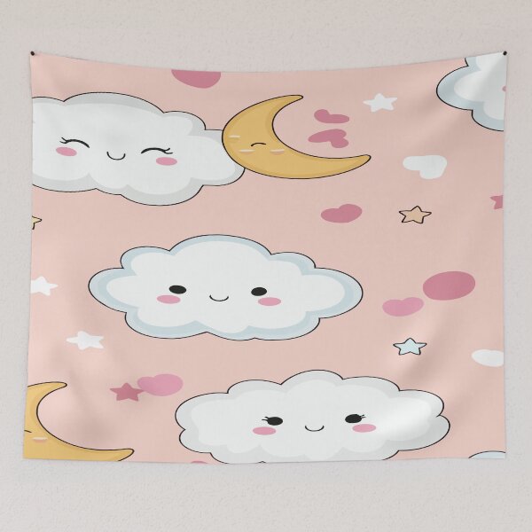 Item preview, Moonlit Smiles in a Candy Sky designed and sold by inkioboutique.