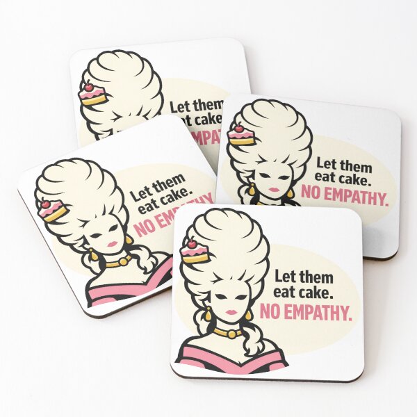 Item preview, Let Them Eat Cake – No Empathy | Sarcasm Design | Funny Saying Vintage Style designed and sold by FrenchieFever.