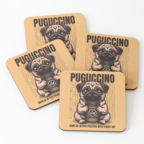 Item preview, Puguccino -  Brown Edition designed and sold by Teacuppupdesign.