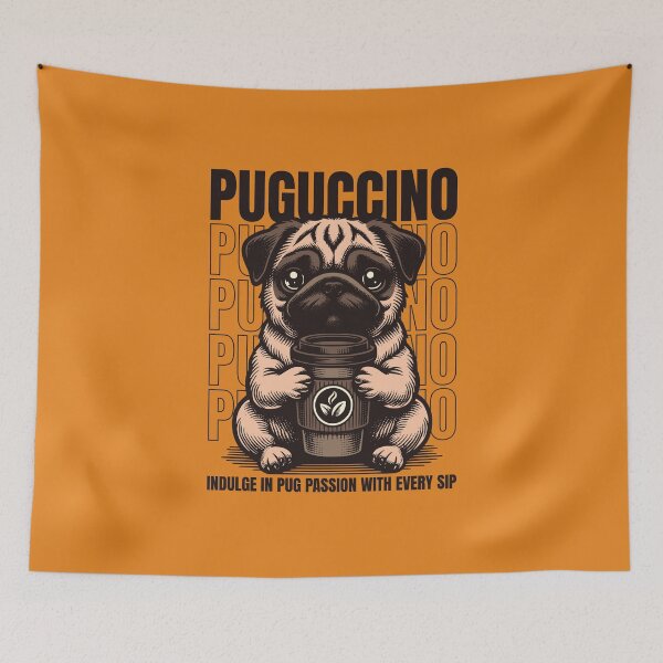 Item preview, Puguccino -  Brown Edition designed and sold by Teacuppupdesign.