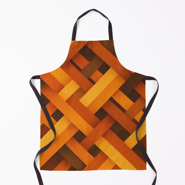 Item preview, Orange Woven Abstract Pattern designed and sold by sks-ai-artist.