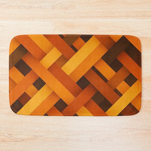 Item preview, Orange Woven Abstract Pattern designed and sold by sks-ai-artist.