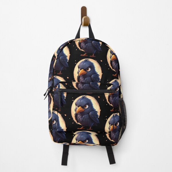 Item preview, Grumpy Crow – Sassy Angry Raven Cartoon Art designed and sold by TripleMoonCrafts.