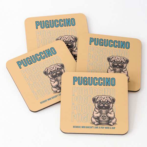 Item preview, Puguccino -  Blue Edition designed and sold by Teacuppupdesign.