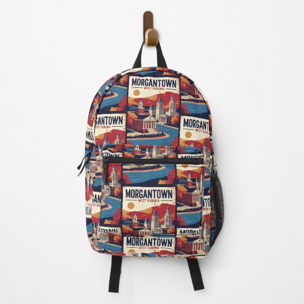 Item preview, Morgantown West Virginia 1950s USA Vintage Travel Tourism designed and sold by TravelersGems.