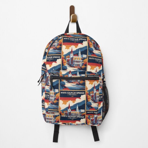 Item preview, White Sulphur Springs West Virginia 1950s USA Vintage Travel Tourism designed and sold by TravelersGems.