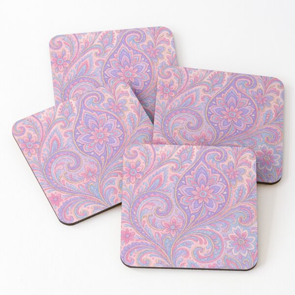 Item preview, Floral Paisley Art in Pink Shades designed and sold by sks-ai-artist.