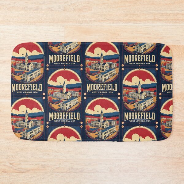 Item preview, Moorefield West Virginia 1950s USA Vintage Travel Tourism designed and sold by TravelersGems.