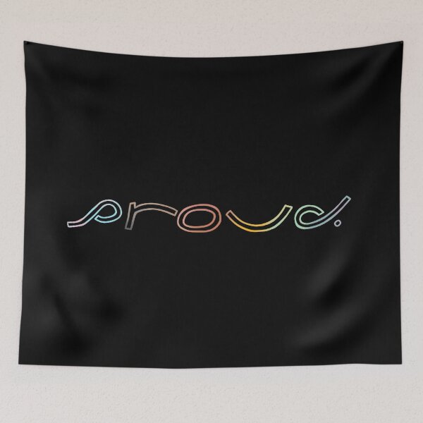 Item preview, Proud (outline design 2) designed and sold by ellealsopaints.