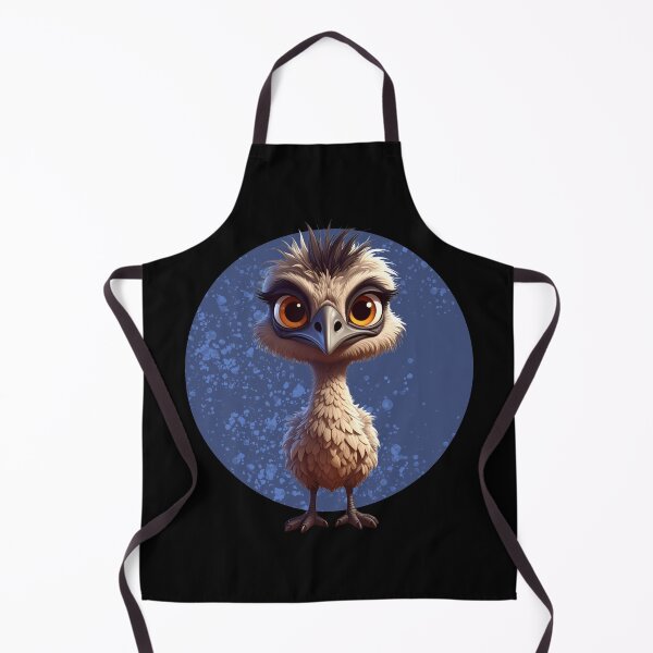 Item preview, Grumpy Emu – Funny Sassy Emu Bird Cartoon Art designed and sold by TripleMoonCrafts.