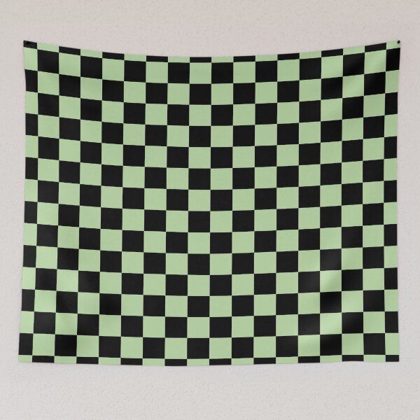 Item preview, Green and Black Chequered Pattern designed and sold by Jeallan Designs.