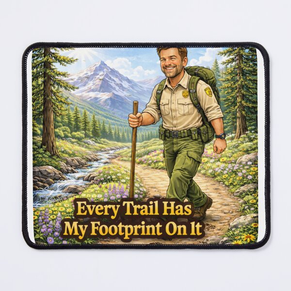 Item preview, Park Rangers, Every trail has their footprints on it designed and sold by Tees by geigsz.
