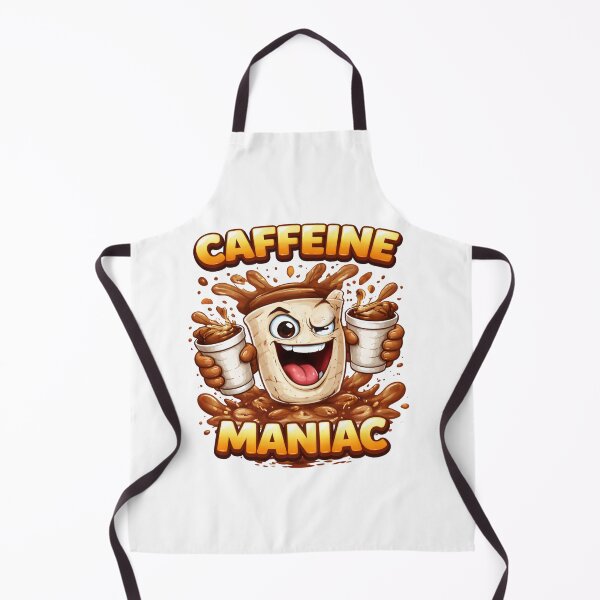 Item preview, Caffeine Maniac – Cartoon Coffee Chaos designed and sold by AndrewYoko.