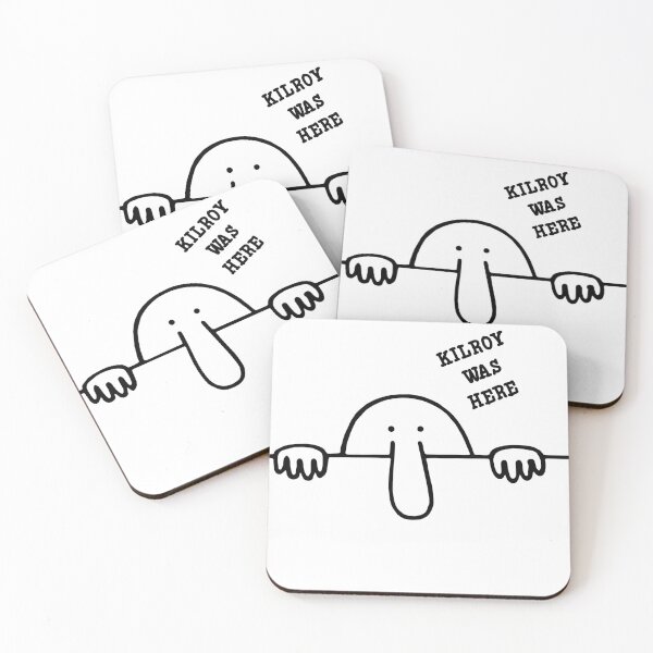 Item preview, Kilroy Was Here Vintage Graffiti Cartoon Design for Retro Humor Fans designed and sold by RickE.