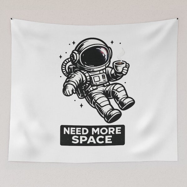 Item preview, Funny Astronaut Coffee Space Design designed and sold by McZerrill.