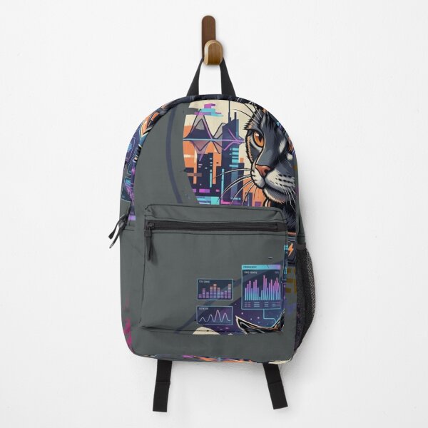 Item preview, Nya-Beats: The Cybernetic Feline Vibe designed and sold by Lantern Light Apparel .